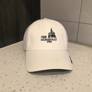 The Homestead Nike Golf FlexFit white hat M/L